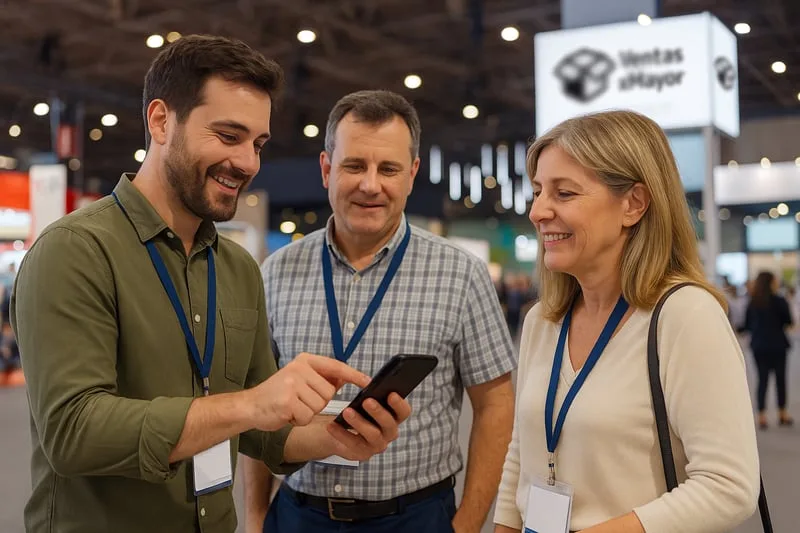 Mayorista tomando pedido por su ecommerce b2b con ventasxmayor