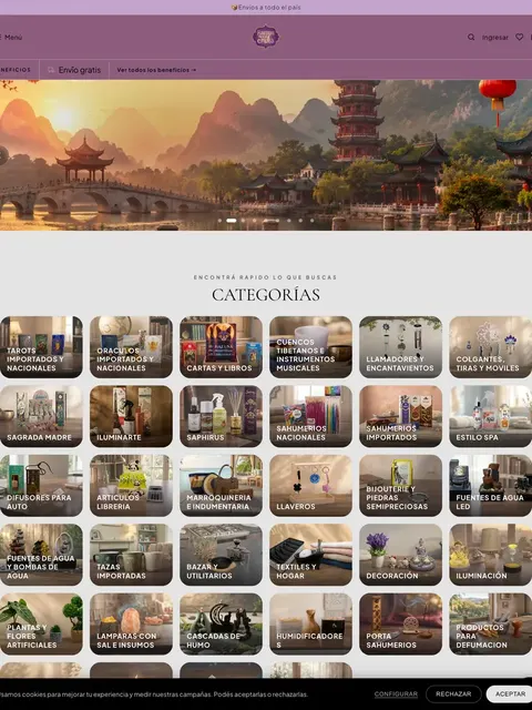 Tienda mayorista de artículos importados Boutique de la India, creada con VentasxMayor — catálogo por categorías con precios mayoristas