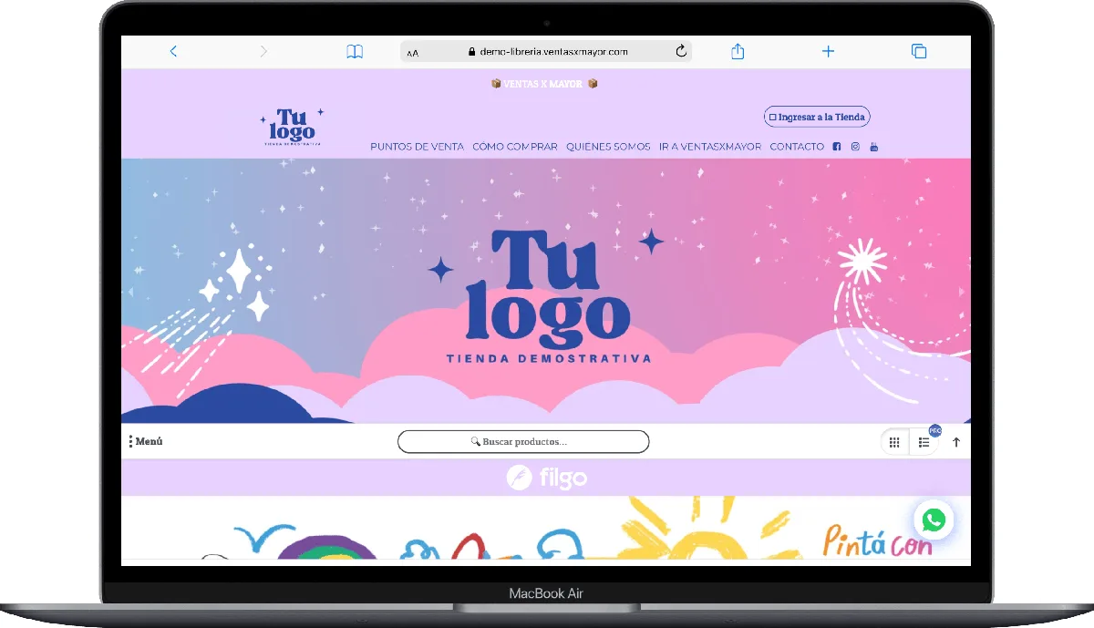 Tienda demo de Libreria hecha con ventasxmayor.com.pe