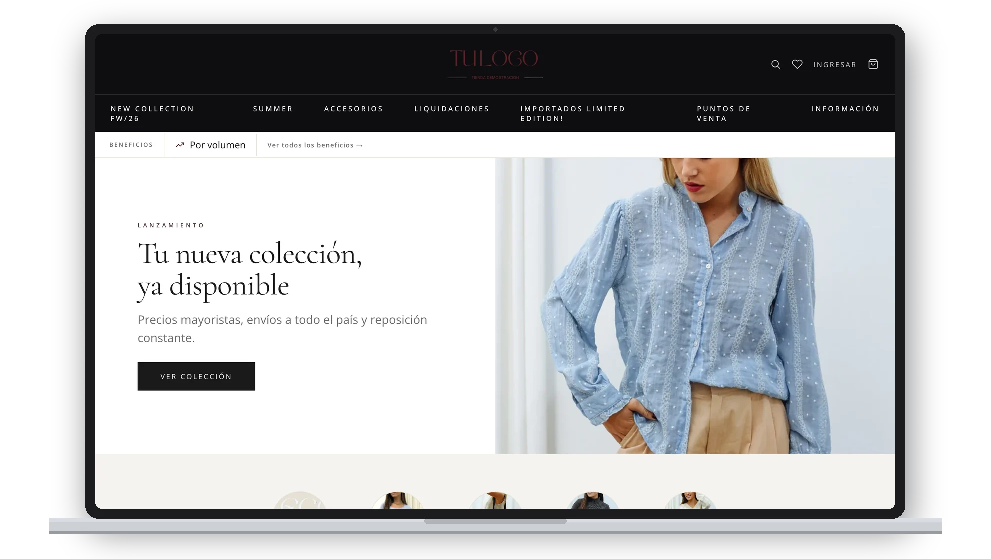 Demo indumentaria de ventasxmayor.com.pe